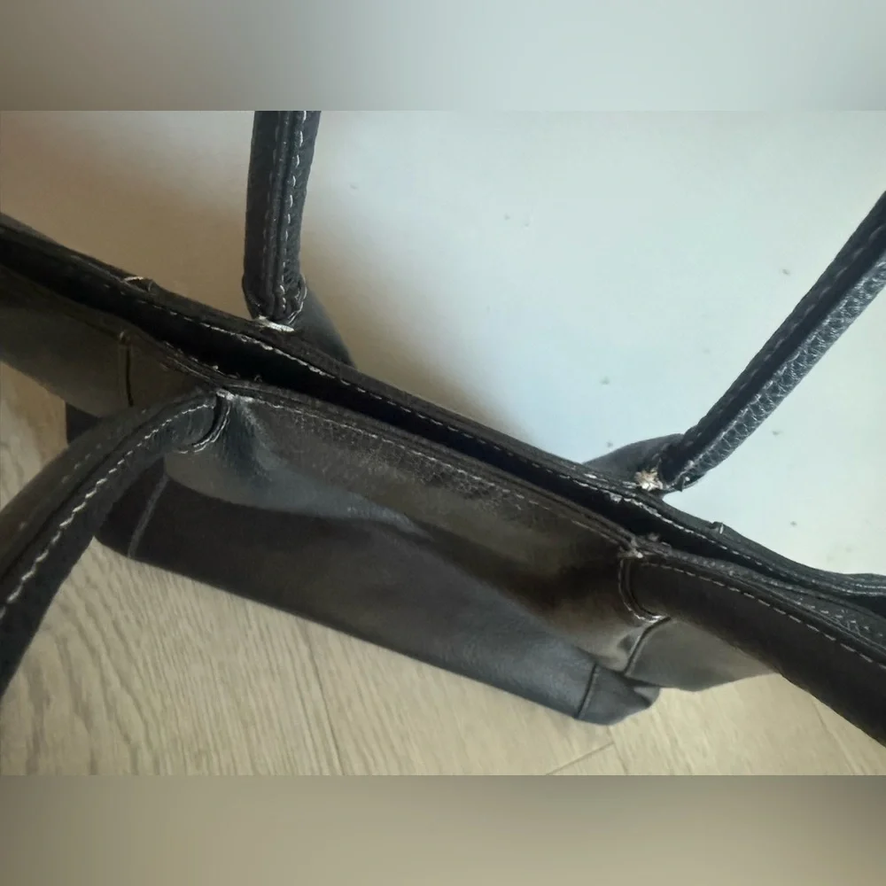 Tods Tote Bag Leather Vintage